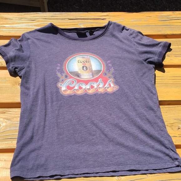 Alternative Tops - Vintage coors t shirt beer